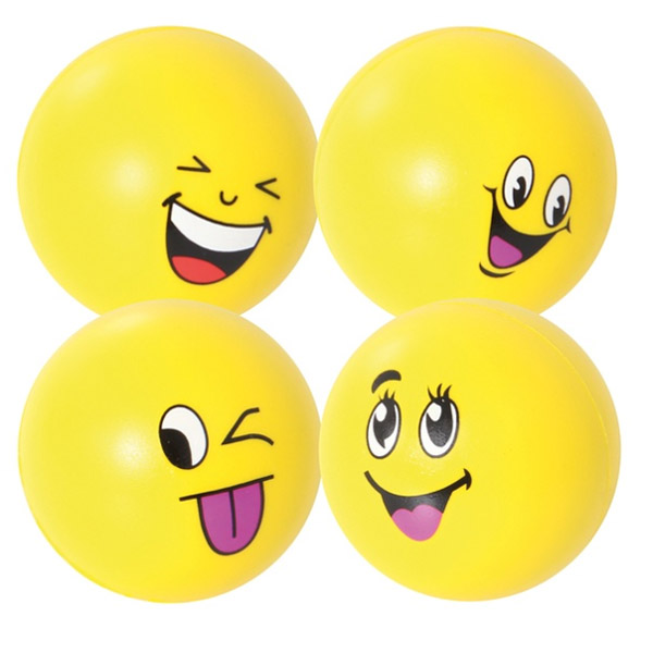6.3cm Stress PU Ball - Emotion Face